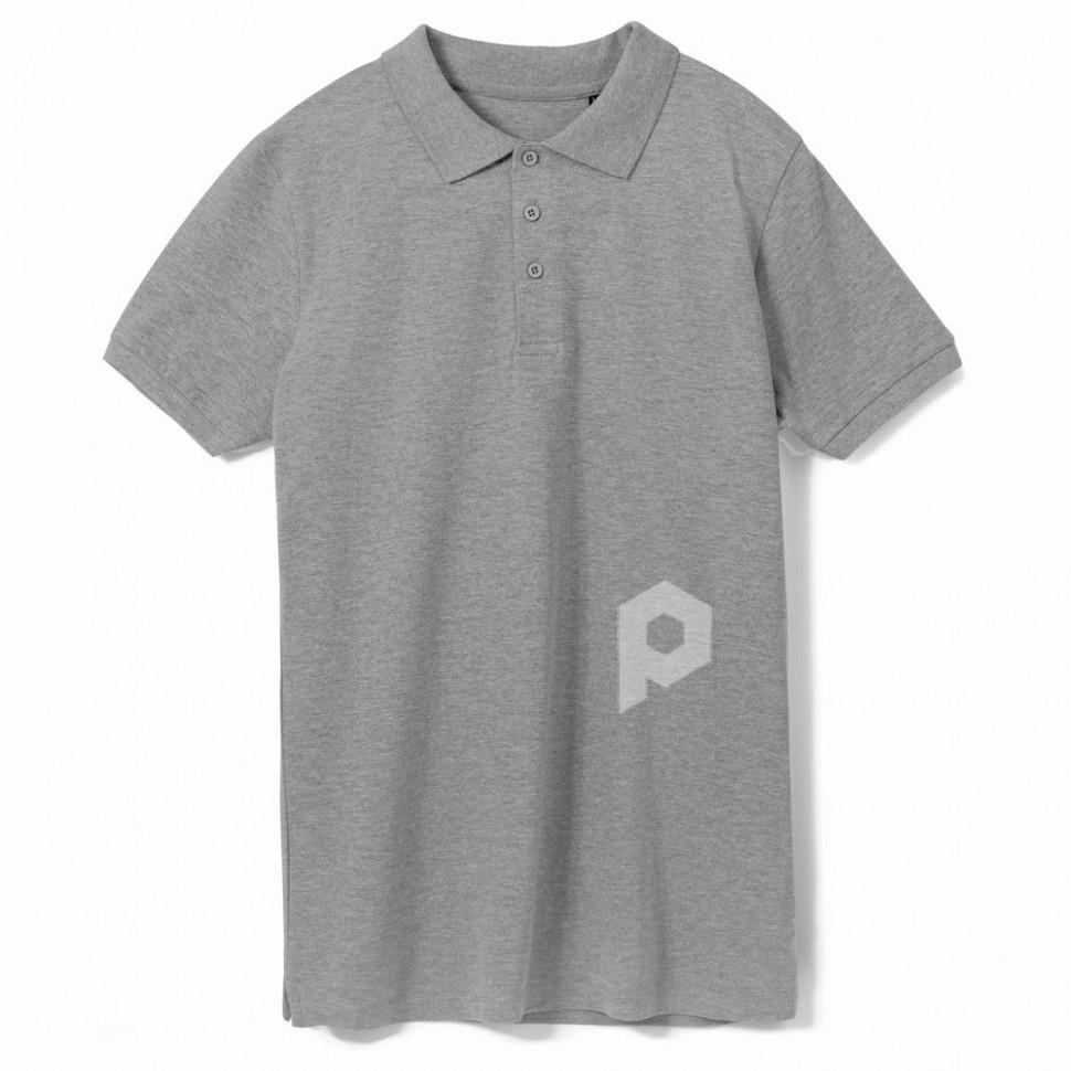 Рубашка поло мужская Phoenix Men, серый меланж, арт. 01708360S фото 1 — Бизнес Презент
