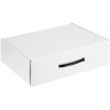 Коробка самосборная Light Case, белая, с черной ручкой, арт. 19167.63 фото 1 — Бизнес Презент