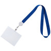 Лента для бейджа с ретрактором Retract, синяя, арт. 6877.40 фото 2 — Бизнес Презент