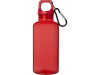 Бутылка для воды с карабином Oregon из переработанной пластмассы, 400 мл - Красный, арт. 10077821 фото 2 — Бизнес Презент