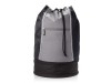 Сумка-мешок Brisbane, черный/серый, арт. 11975600 фото 2 — Бизнес Презент