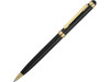 Ручка шариковая Голд Сойер со стилусом, черный, арт. 41091.07 фото 1 — Бизнес Презент