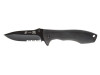 Нож складной Stinger, 80 мм, (чёрный), материал рукояти: сталь/дерево пакка (чёрный), арт. 441165 фото 1 — Бизнес Презент