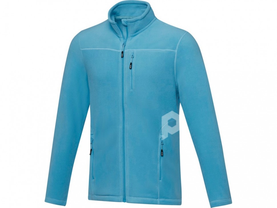 Мужская флисовая куртка Amber на молнии из переработанных материалов по стандарту GRS, nxt blue, арт. 3752951S фото 1 — Бизнес Презент