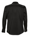 Рубашка мужская с длинным рукавом Brighton, черная, арт. 17000312S фото 2 — Бизнес Презент