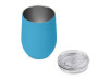 Термокружка Sense Gum, soft-touch, непротекаемая крышка, 370мл, голубой, арт. 827413N фото 2 — Бизнес Презент