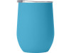 Термокружка Sense Gum, soft-touch, непротекаемая крышка, 370мл, голубой, арт. 827413N фото 3 — Бизнес Презент