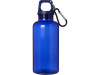Бутылка для воды с карабином Oregon из переработанной пластмассы, 400 мл - Синий, арт. 10077852 фото 2 — Бизнес Презент