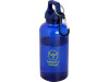 Бутылка для воды с карабином Oregon из переработанной пластмассы, 400 мл - Синий, арт. 10077852 фото 5 — Бизнес Презент