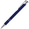 Ручка шариковая Keskus Soft Touch, темно-синяя, арт. 16425.40 фото 2 — Бизнес Презент