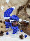 Вязаная шапочка Dress Cup, синяя, арт. 16966.40 фото 3 — Бизнес Презент