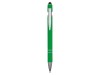 Ручка металлическая soft-touch шариковая со стилусом Sway, зеленый/серебристый, арт. 18381.03 фото 2 — Бизнес Презент