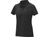 Женская стильная футболка поло с короткими рукавами Deimos, черный, арт. 3909590XS фото 1 — Бизнес Презент