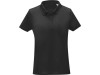 Женская стильная футболка поло с короткими рукавами Deimos, черный, арт. 3909590XS фото 2 — Бизнес Презент