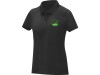 Женская стильная футболка поло с короткими рукавами Deimos, черный, арт. 3909590XS фото 8 — Бизнес Презент