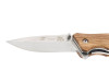 Нож складной Stinger, 110 мм, (серебристый), материал рукояти: дерево/сталь (светло-коричневый), арт. 441167 фото 4 — Бизнес Презент