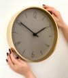 Часы настенные Jewel, серо-бежевые, арт. 17120.16 фото 4 — Бизнес Презент