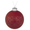 Елочный шар Chain, 10 см, красный, арт. 7170.50 фото 1 — Бизнес Презент