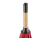 Бамбуковый зонт-трость Okobrella, красный, арт. 100113 фото 6 — Бизнес Презент