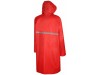 Длиный дождевик Lanai  из полиэстера со светоотражающей тесьмой, красный, арт. 33203C25XL-2XL фото 2 — Бизнес Презент