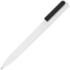 Ручка шариковая Split White Neon, белая с черным, арт. 11338.63 фото 1 — Бизнес Презент