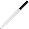 Ручка шариковая Split White Neon, белая с черным, арт. 11338.63 фото 2 — Бизнес Презент