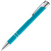 Ручка шариковая Keskus Soft Touch, бирюзовая, арт. 16425.49 фото 2 — Бизнес Презент