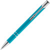 Ручка шариковая Keskus Soft Touch, бирюзовая, арт. 16425.49 фото 3 — Бизнес Презент