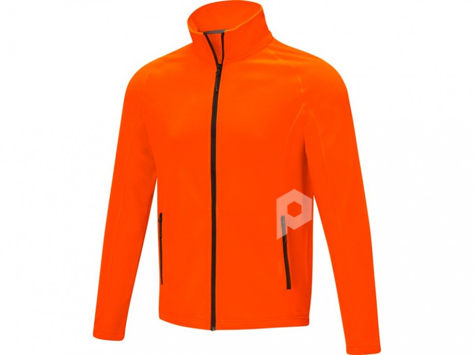 Мужская флисовая куртка Zelus, оранжевый, арт. 39474313XL фото 1 — Бизнес Презент
