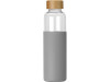 Бутылка для воды стеклянная Refine, в чехле, 550 мл, серый, арт. 887310 фото 2 — Бизнес Презент
