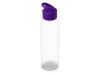 Бутылка для воды Plain 2 630 мл, прозрачный/фиолетовый, арт. 823309 фото 1 — Бизнес Презент