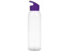 Бутылка для воды Plain 2 630 мл, прозрачный/фиолетовый, арт. 823309 фото 2 — Бизнес Презент