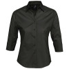 Рубашка женская с рукавом 3/4 Effect 140, черная, арт. 2510.300 фото 1 — Бизнес Презент