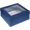 Коробка Teaser с окном, синий, арт. 13879.40 фото 2 — Бизнес Презент