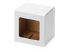 Коробка для кружки с окном, 11,2х9,4х10,7 см., белый, арт. 87976 фото 1 — Бизнес Презент
