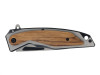 Нож складной Stinger, 120 мм, (черный/серебристый), материал рукояти: нержавеющая сталь/дерево, арт. 441221 фото 2 — Бизнес Презент