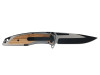 Нож складной Stinger, 120 мм, (черный/серебристый), материал рукояти: нержавеющая сталь/дерево, арт. 441221 фото 3 — Бизнес Презент