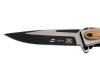 Нож складной Stinger, 120 мм, (черный/серебристый), материал рукояти: нержавеющая сталь/дерево, арт. 441221 фото 4 — Бизнес Презент