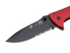 Нож складной Stinger, 80 мм, (чёрный), материал рукояти: сталь/алюминий (чёрно-красный), арт. 441169 фото 4 — Бизнес Презент