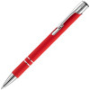 Ручка шариковая Keskus Soft Touch, красная, арт. 16425.50 фото 1 — Бизнес Презент