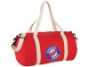 Хлопковая сумка Barrel Duffel, красный/бежевый, арт. 12019502 фото 4 — Бизнес Презент
