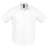 Рубашка мужская с коротким рукавом Brisbane, белая, арт. 1837.601 фото 1 — Бизнес Презент