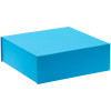 Коробка Quadra, голубая, арт. 12679.44 фото 1 — Бизнес Презент