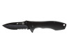 Нож складной Stinger, 80 мм, (чёрный), материал рукояти: сталь/алюминий (чёрный), арт. 441170 фото 1 — Бизнес Презент