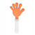Хлопушка REVEL в форме руки, оранжевый/белый