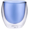 Стакан с двойными стенками Glass Bubble, синий, арт. 5676.40 фото 1 — Бизнес Презент