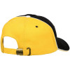 Бейсболка Unit Smart, черная со светло-желтым, арт. 4758.37 фото 2 — Бизнес Презент