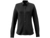 Женская рубашка Bigelow из пике с длинным рукавом, черный, арт. 3817799S фото 2 — Бизнес Презент