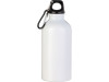 Бутылка Hip S с карабином 400мл, белый (P), арт. 5-10000208p фото 3 — Бизнес Презент