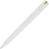 Ручка шариковая Split White Neon, белая с зеленым, арт. 11338.69 фото 4 — Бизнес Презент